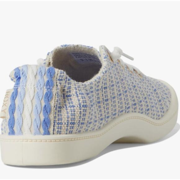 Roxy Bayshore Plus Open Blue memory foam footbed Women's US 6.5 New in Box - Picture 1 of 4